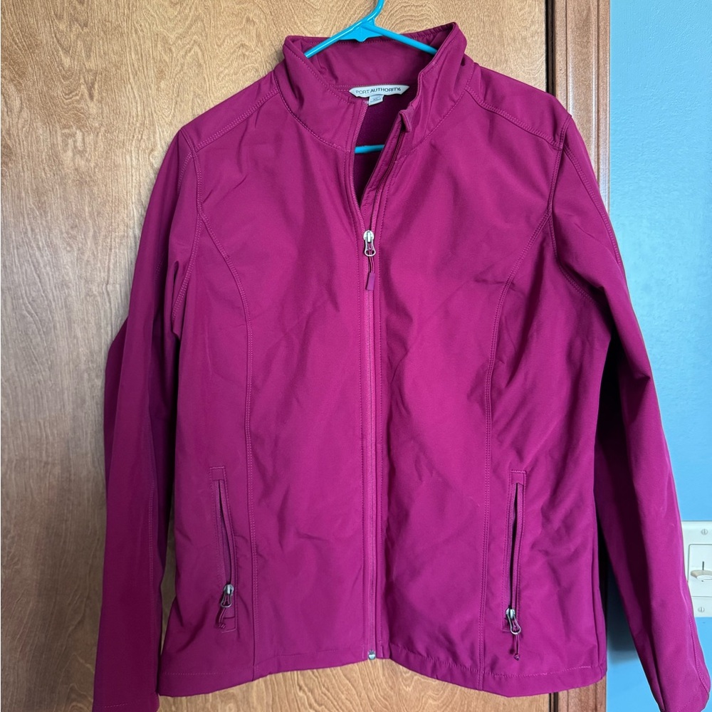 Port Authority Women's Deep Pink Softshell Utility Jacket